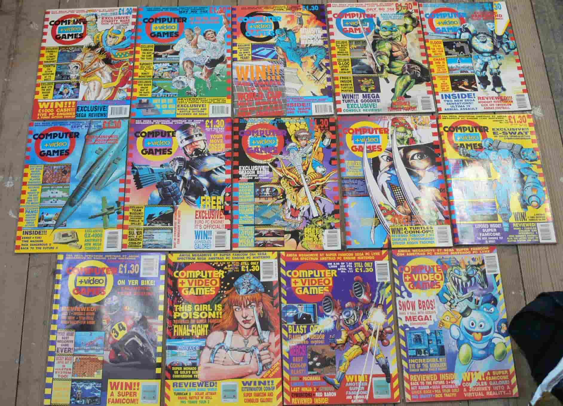 Retro 1989/90/91 Computer + Video Games Magazine